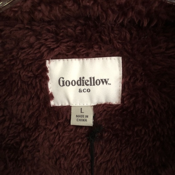 NWT SUPER SOFT Half Zip Sweatshirt Maroon Men's Size Large Longfellow & Co - Picture 5 of 8